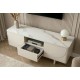 SZAFKA RTV SAVOY 150X40 CM BIAŁA