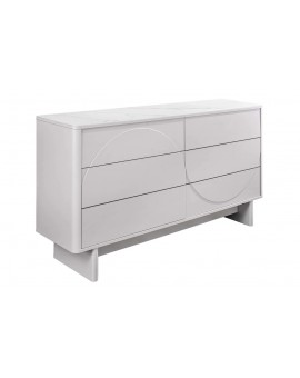 KOMODA SAVOY 150X40 CM BIAŁA