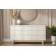 KOMODA SAVOY 150X40 CM BIAŁA