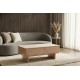 STOLIK KAWOWY SAVOY 120X60 CM BEŻOWY