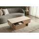 STOLIK KAWOWY SAVOY 120X60 CM BEŻOWY