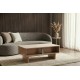 STOLIK KAWOWY SAVOY 120X60 CM BEŻOWY
