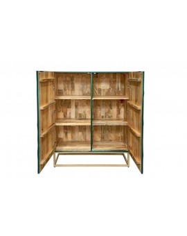 KOMODA SCORPION 100X38 CM MANGO TURKUSOWA