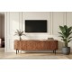 SZAFKA RTV ADLON 200X43 CM MANGO BRĄZOWA