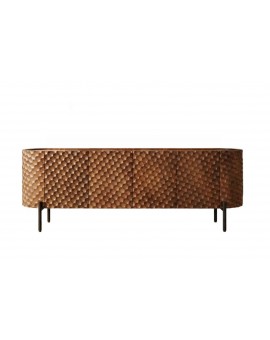 SZAFKA RTV ADLON 160X43 CM MANGO BRĄZOWA