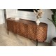 SZAFKA RTV ADLON 160X43 CM MANGO BRĄZOWA