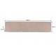SZAFKA RTV ADLON 160X34 CM MANGO BRĄZOWA