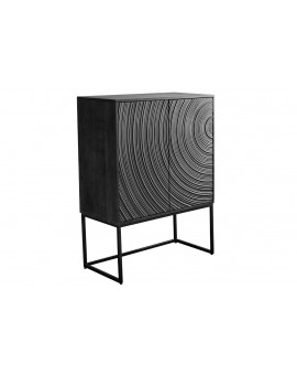 KOMODA ORBIT 85X45 CM MANGO CZARNA