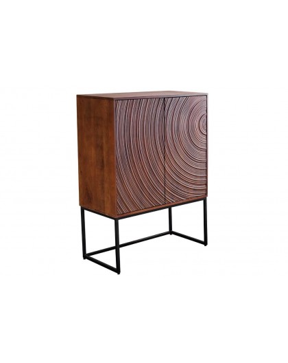 KOMODA ORBIT 85X45 CM MANGO BRĄZOWA