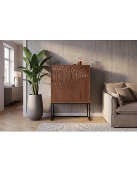 KOMODA ORBIT 85X45 CM MANGO BRĄZOWA