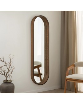 LUSTRO ŚCIENNE PORTRAIT 165 CM ORZECH