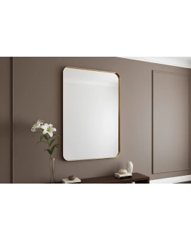 LUSTRO ŚCIENNE AMSTERDAM 101 CM ZŁOTE