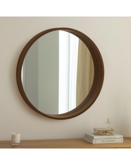 LUSTRO ŚCIENNE PORTRAIT 70 CM ORZECH