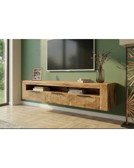 SZAFKA RTV IRON CRAFT 160X33CM MANGO
