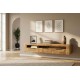SZAFKA RTV IRON CRAFT 160X33CM MANGO