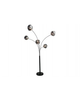 LAMPA PODŁOGOWA II LIQUID DIAMOND SZKŁO DYMIONA CZERŃ