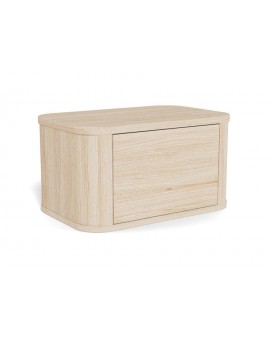 SZAFKA NOCNA ATMORE 46X30 CM DĄB BIELONY 