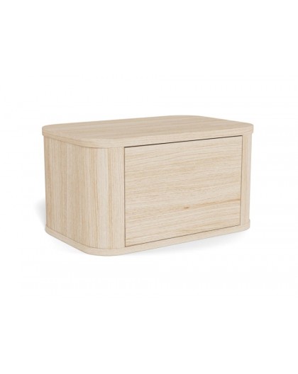 SZAFKA NOCNA ATMORE 46X30 CM DĄB BIELONY 