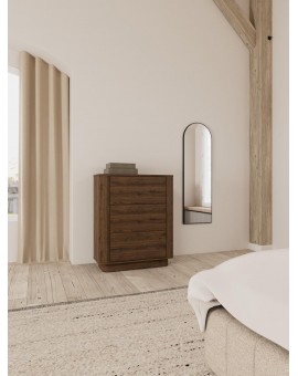 KOMODA ATMORE 90X40 CM DĄB DYMIONY