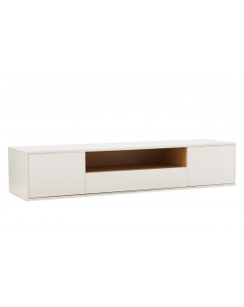 SZAFKA RTV LOFT 150X40 CM BIAŁA