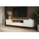 SZAFKA RTV LOFT 150X40 CM BIAŁA