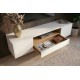 SZAFKA RTV LOFT 150X40 CM BIAŁA
