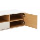 SZAFKA RTV LOFT 150X40 CM BIAŁA