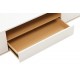 SZAFKA RTV LOFT 150X40 CM BIAŁA