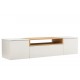 SZAFKA RTV LOFT 160X40 CM BIAŁA