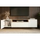 SZAFKA RTV LOFT 160X40 CM BIAŁA