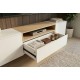 SZAFKA RTV LOFT 160X40 CM BIAŁA