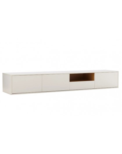 SZAFKA RTV LOFT 200X40 CM BIAŁA