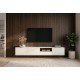 SZAFKA RTV LOFT 200X40 CM BIAŁA
