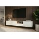 SZAFKA RTV LOFT 200X40 CM BIAŁA