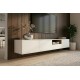 SZAFKA RTV LOFT 200X40 CM BIAŁA