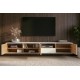 SZAFKA RTV LOFT 200X40 CM BIAŁA