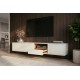 SZAFKA RTV LOFT 200X40 CM BIAŁA