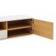 SZAFKA RTV LOFT 200X40 CM BIAŁA