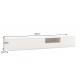 SZAFKA RTV LOFT 200X40 CM BIAŁA