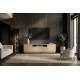 SZAFKA RTV LOFT 160X42 CM BEŻOWA