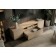 SZAFKA RTV LOFT 160X42 CM BEŻOWA