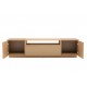 SZAFKA RTV LOFT 160X42 CM BEŻOWA