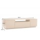 SZAFKA RTV LOFT 160X42 CM BEŻOWA