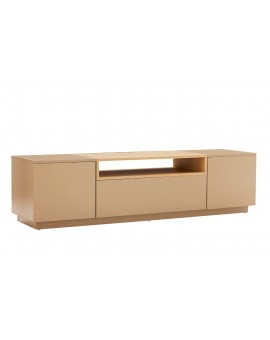 SZAFKA RTV LOFT 160X42 CM BEŻOWA