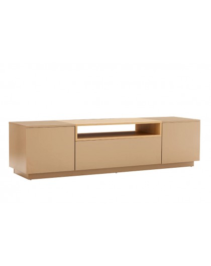 SZAFKA RTV LOFT 160X42 CM BEŻOWA