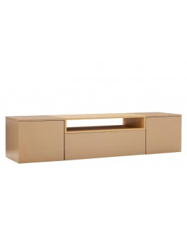 SZAFKA RTV LOFT 160X40 CM BEŻOWA