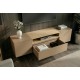 SZAFKA RTV LOFT 160X40 CM BEŻOWA