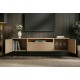 SZAFKA RTV LOFT 160X40 CM BEŻOWA