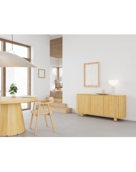 KOMODA ATMORE 160x40 CM DĄB NATURALNY