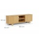 SZAFKA RTV ATMORE 160x40 CM DĄB NATURALNY